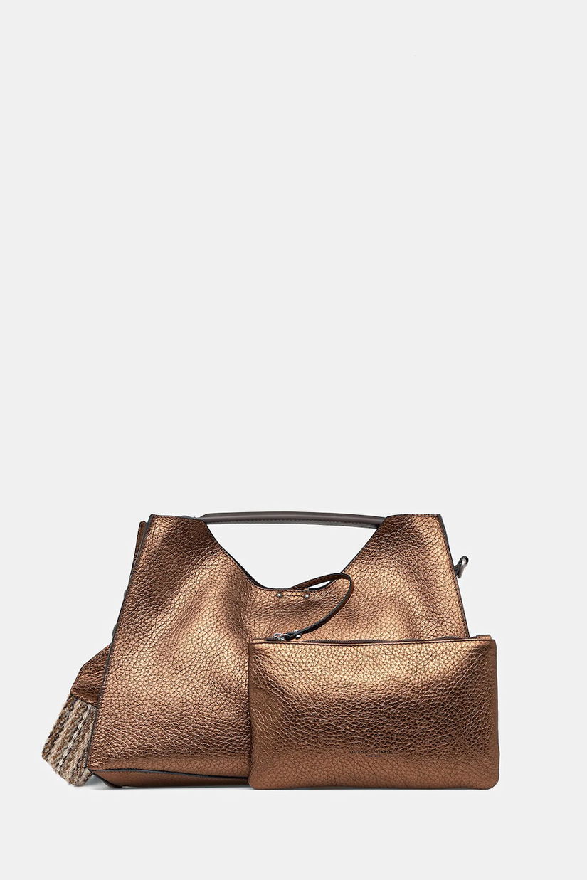 Gianni Chiarini poseta de piele culoarea gri