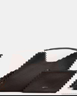 Gianni Chiarini poseta de piele culoarea gri