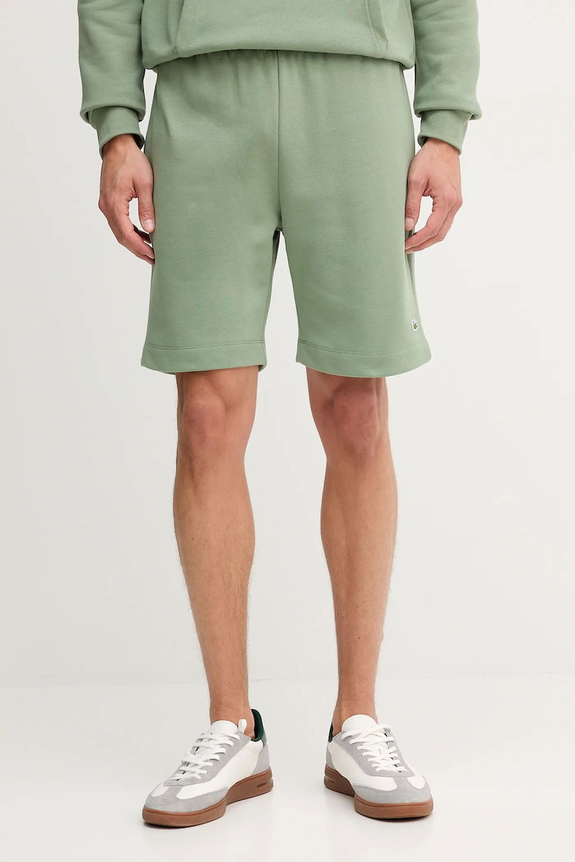 Lacoste pantaloni scurti culoarea verde