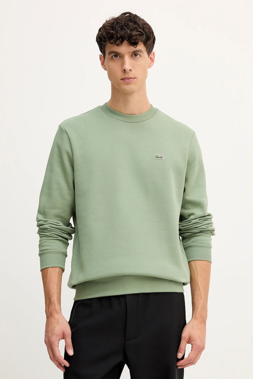 Lacoste bluza culoarea negru, neted