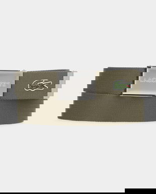 Lacoste curea culoarea verde, RC2012