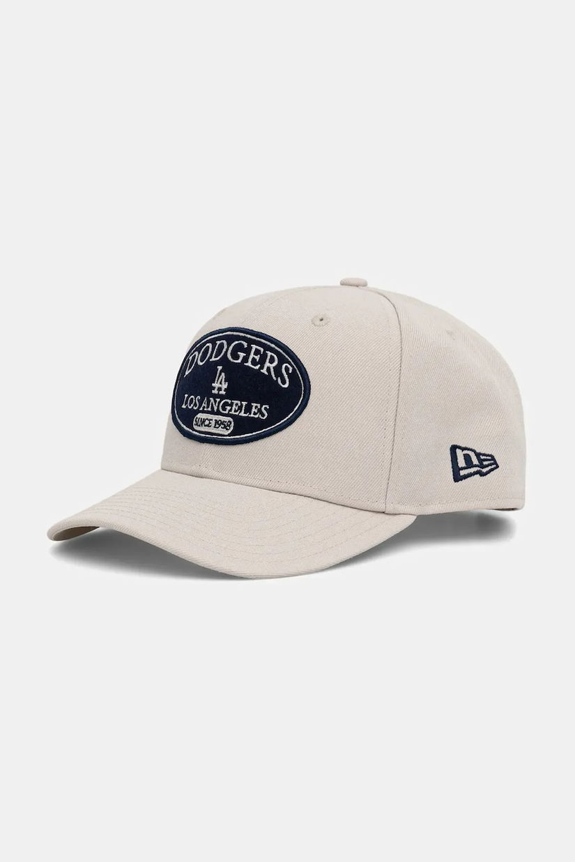New Era șapcă culoarea bej, 60691205