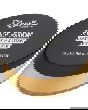 Pudra Pulbere - Sleek MakeUP Face Form Baking and Setting Powder, nuanta Banana, 14 g