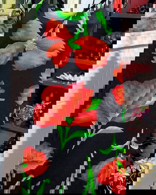 Bluza imprimeu floral