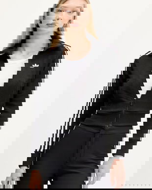 adidas Originals bluză Firebird culoarea negru, cu imprimeu, JY2613