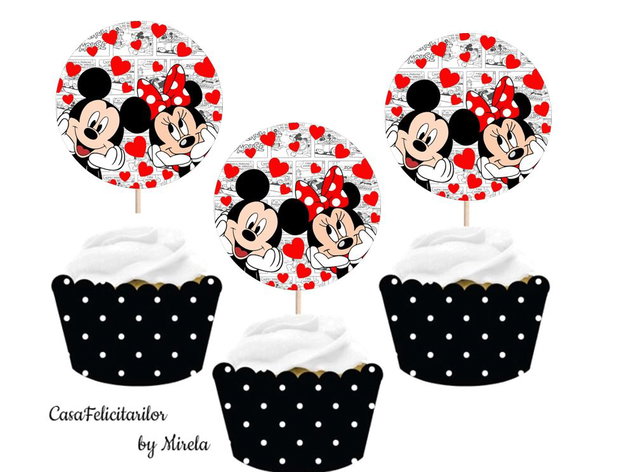 Toppere Minnie și Mickey mouse