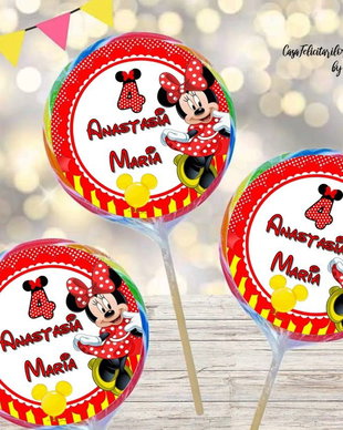 Stickere Minnie mouse
