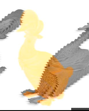 Gasca-statueta din fonta antik rusty