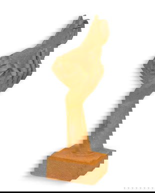 Chip uman-statueta din fonta antik rusty