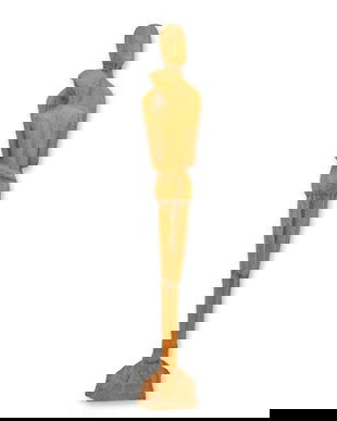 Cuplu-statueta din fonta antik rusty