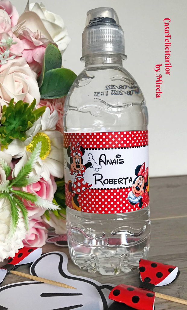 Etichete marturii botez Minnie mouse