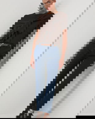 Medicine jeansi culoarea albastru marin