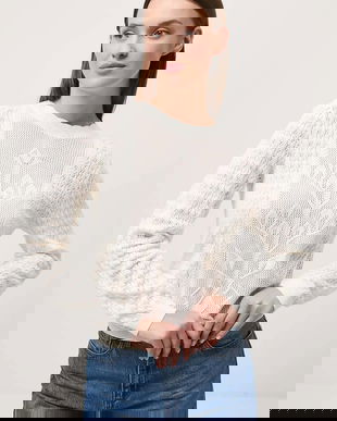 Medicine pulover culoarea bej