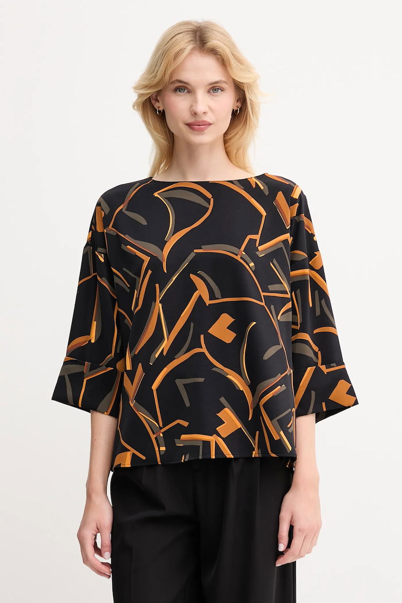 Joseph Ribkoff bluza culoarea negru, modelator, 253238