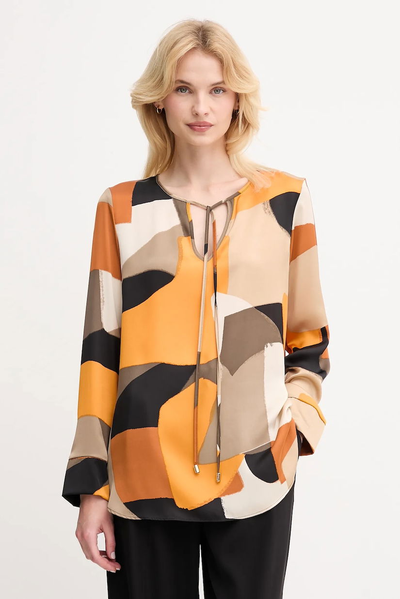Joseph Ribkoff bluza culoarea portocaliu, modelator, 253011
