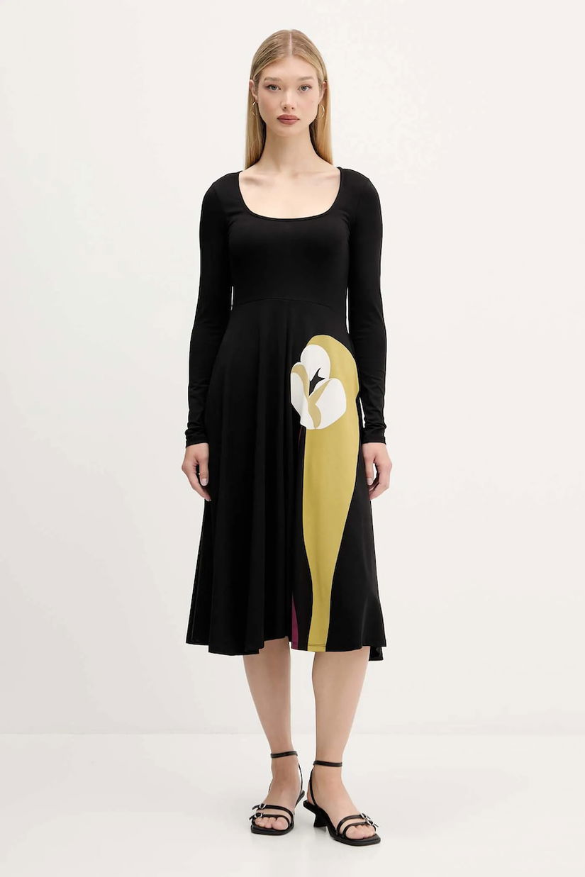 Desigual rochie LIRIO culoarea negru, 25WWVK29