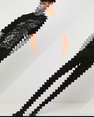 Medicine pantaloni culoarea negru