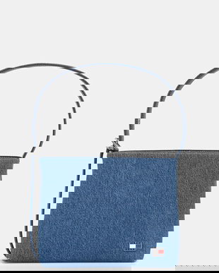 Tommy Jeans geantă de blugi culoarea albastru marin, AW0AW17876