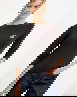 ERMANNO Firenze pulover culoarea maro, light, 57TM047EP2