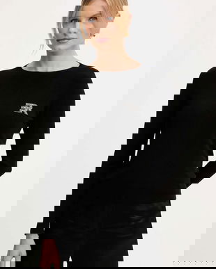 ERMANNO Firenze pulover culoarea negru, light, 57TM047EP2