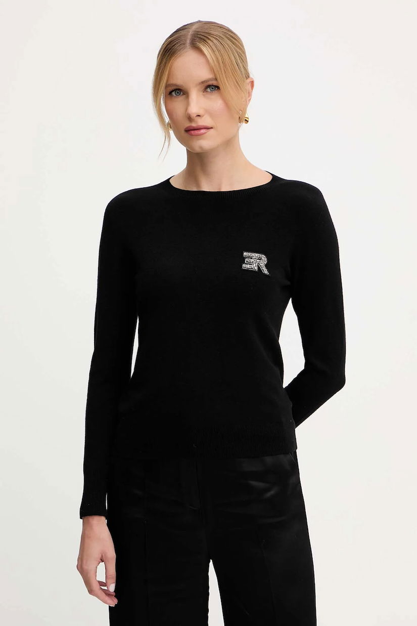 Ermanno Scervino pulover culoarea negru, light, 57TM047EP2