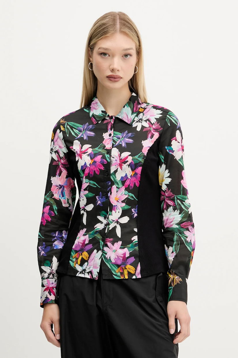 Desigual camasa COSTADILLO culoarea negru, 25WWCW15
