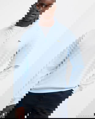 Lacoste hanorac de bumbac neted, SH9774