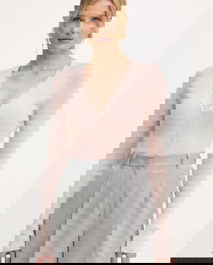 BOSS cardigan din lana culoarea portocaliu, light, 50544904