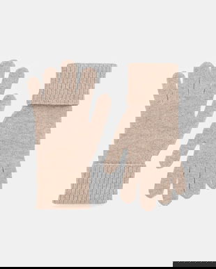 Weekend Max Mara mănuși de lână ZAMIANEW culoarea bej, 2525566055600