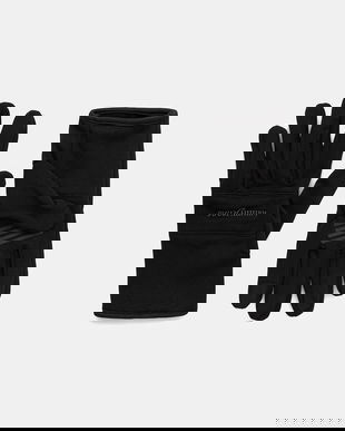 Tommy Jeans mănuși culoarea negru, AM0AM13682