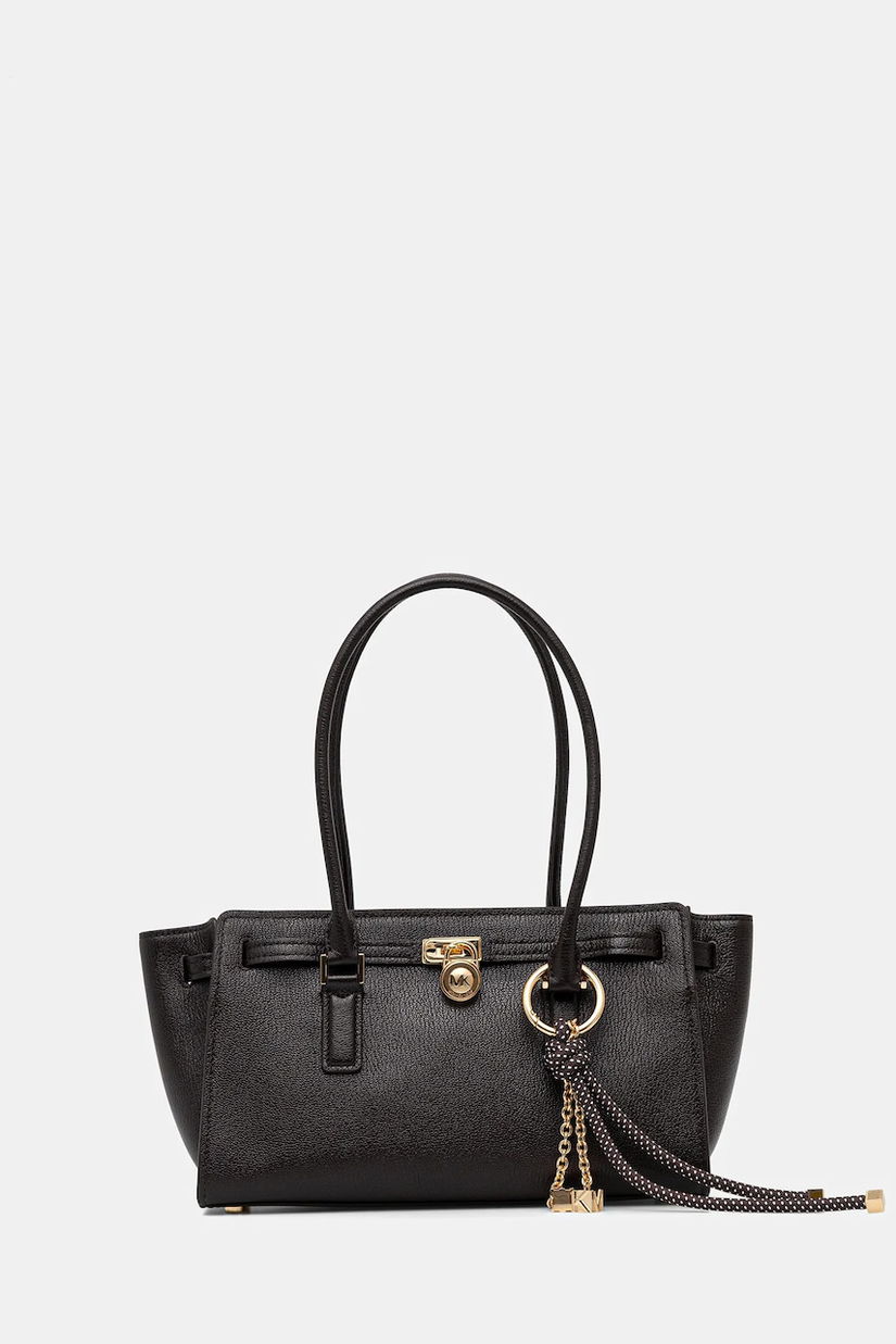 MICHAEL Michael Kors poșetă de piele culoarea maro, 30F5GNXT0L