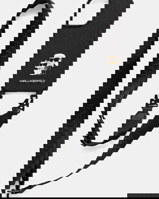 Karl Lagerfeld husă pentru telefon iPhone 16 6.1" culoarea negru, KLHCP16SSAKCPBK