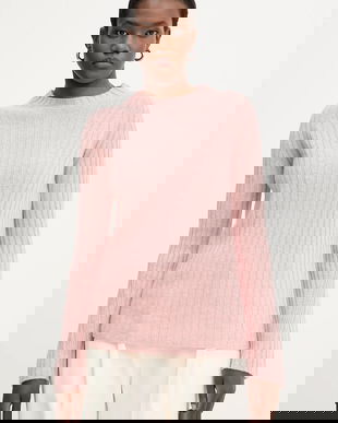 Liviana Conti pulover de lână culoarea roz, F5WC88