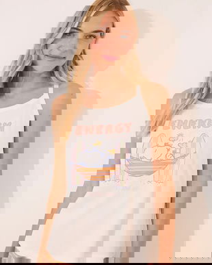 women'secret pijama culoarea alb, 3132122