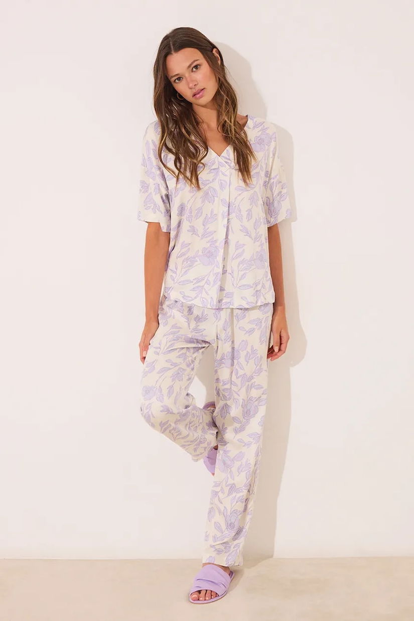women'secret pijama culoarea bej, 3592396