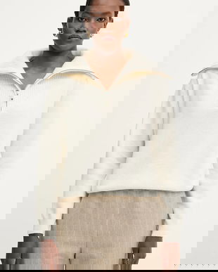 Liviana Conti pulover de cașmir culoarea bej, F5WC10