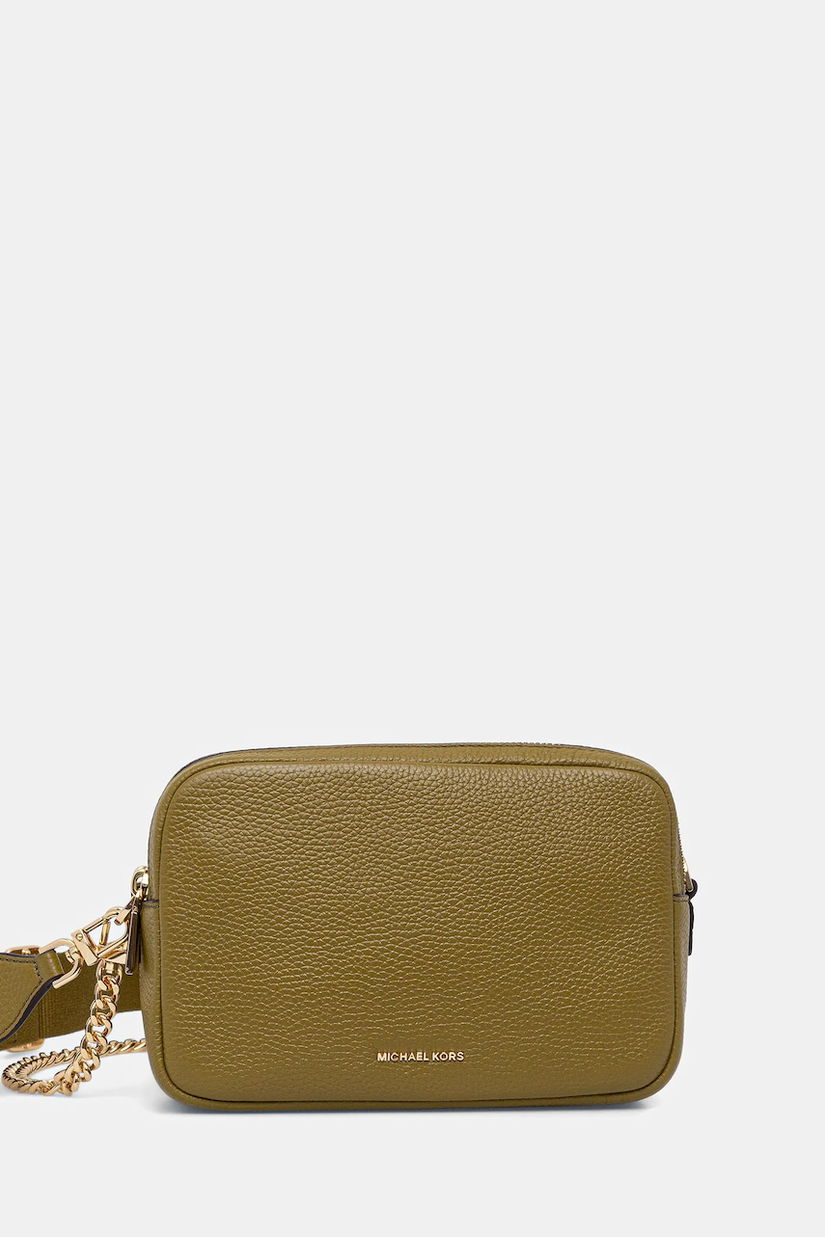 MICHAEL Michael Kors poșetă de piele culoarea negru, 32S5GYTC5L