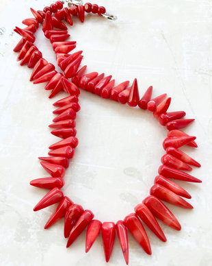 Colier Coral rosu
