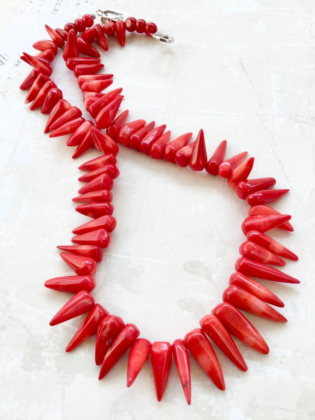 Colier Coral rosu