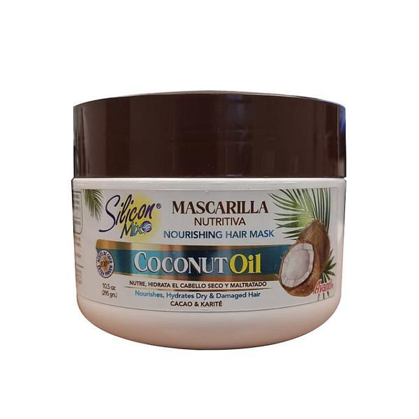 Masca Hidratanta cu Ulei de Cocos pentru Par Uscat si Deteriorat, Silicon Mix, 295 g