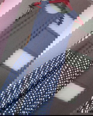 rochie cu buline eleganta S/XS