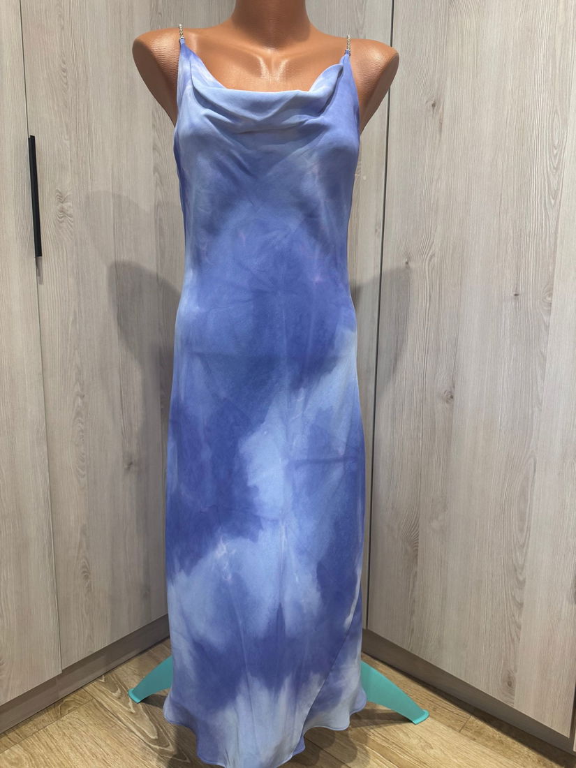ELEGANTA ROCHIE MARKS & SPENCER CU BRETELE DIN STRAS , MARIME 10