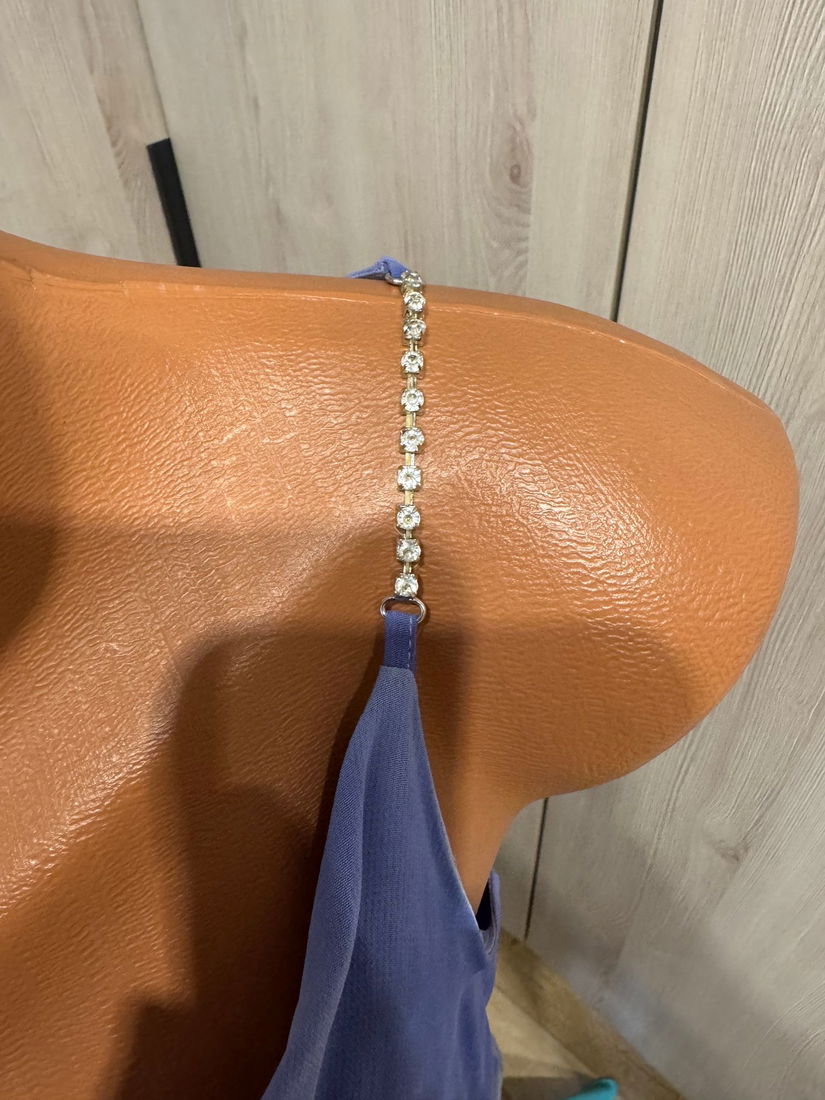 ELEGANTA ROCHIE MARKS & SPENCER CU BRETELE DIN STRAS , MARIME 10