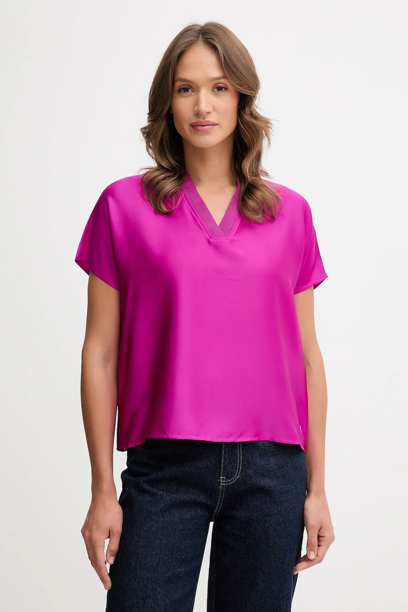 Joseph Ribkoff bluză culoarea violet, uni, 253921
