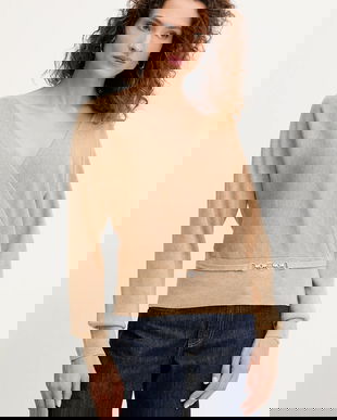 Fracomina pulover de lână culoarea bej, light, FR25WT7023K459Q7