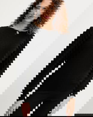 Fracomina pulover de lână culoarea negru, light, FR25WT7027K459Q7