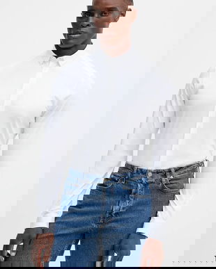 Mos Mosh cămașă din bumbac MARCO culoarea alb, cu guler button-down, regular, 500940