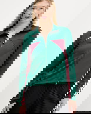 adidas bluză Tiro culoarea verde, JW6816