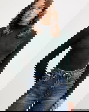 Lacoste pulover de lână culoarea verde, light, cu turtleneck, AF4189