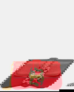 Just Cavalli poșetă culoarea roșu, 79RA4BA7 ZSA89